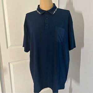 Under Armour Navy Blue Loose Fit Polo